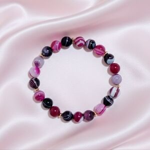 Striped Agate Bracelet